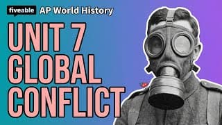 AP World History - Unit 7 Review: WWI, WWII & Cold War