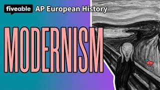 AP Euro - Modernism: Art, Philosophy & the Age of Anxiety