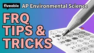 AP Environmental Science CRAM – FRQ Tips & Tricks