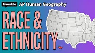 AP HuG - Race & Ethnicity: Migration & Segregation