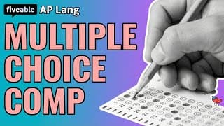 AP English Language CRAM – MCQ & Essay Strategies