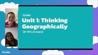 AP Human Geography CRAM – Units 1-3 Review