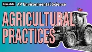AP Environmental Science - Unit 5: IPM & Sustainable Farming