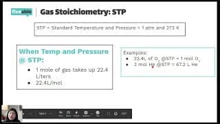 AP Chemistry - Stoichiometry Part 2: Gases & Ideal Gas Law