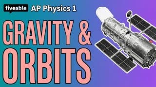 AP Physics 1 - Gravity, Orbits & FRQs