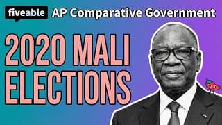 African Politics - 2020 Mali Elections & Crisis