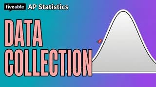 AP Statistics CRAM – Data Collection & Experimental Design