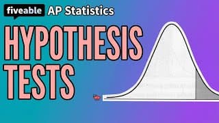 AP Statistics - Hypothesis Tests for Means (t-tests)