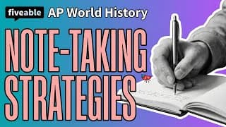 AP World History - Note-Taking Strategies & Methods