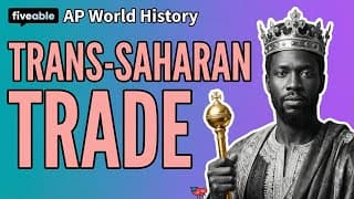 AP World History - Trans-Saharan Trade & West Africa
