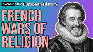 AP European History - French Wars of Religion