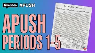 APUSH - Periods 1-5 Q&A: Practice Questions & Review