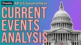 AP US Government & AP Lang - Current Events Analysis