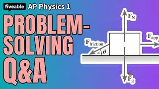 AP Physics 1 - Q&A: Work, Energy & Power