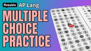 AP English Language - Multiple Choice Practice