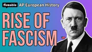 AP Euro - Rise of Fascism: Totalitarianism & Interwar Period