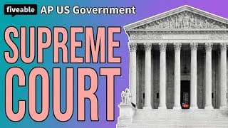 AP US Government - Supreme Court Cases & Judicial Review