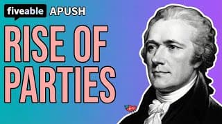 APUSH - Rise of Political Parties & Election of 1800