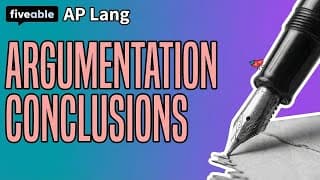 AP Lang - Argumentation: Writing Effective Conclusions