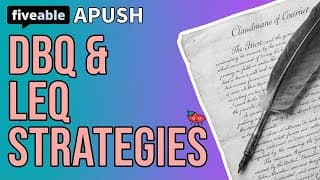 APUSH - 2019 Exam Review: DBQ & LEQ Strategies
