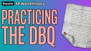 AP World History - DBQ Writing Strategies & Practice