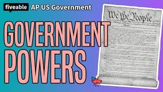 AP US Government - Expressed, Implied & Concurrent Powers