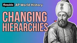 AP World History - Unit 4.7: Changing Social Hierarchies
