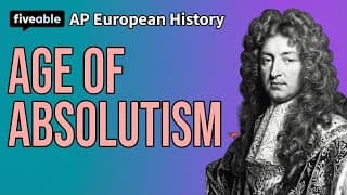 AP European History - Q&A: Age of Absolutism