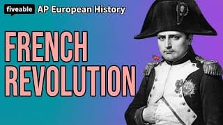 AP European History CRAM – French Revolution & Napoleon