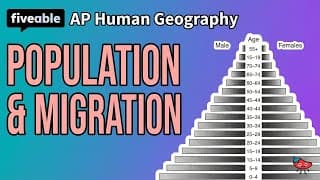 AP Human Geography - Unit 2 Review: Population & Migration