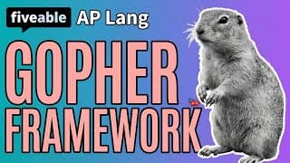 AP Lang - Argumentation: GOPHER Framework & Evidence