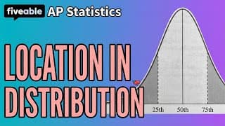 AP Statistics - Describing Location in a Distribution