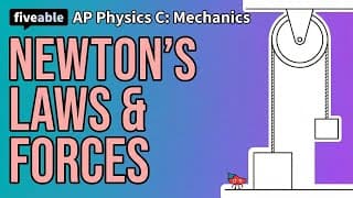 AP Physics C: Mechanics CRAM – Newton's Laws & Friction