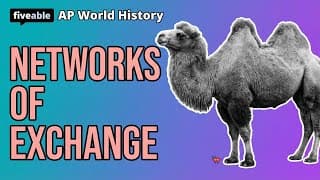 AP World History CRAM – Networks of Exchange 1200-1450