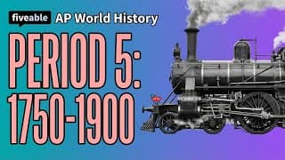 AP World History CRAM – Period 5: Dual Revolutions