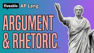 AP English Language CRAM – Argument & Rhetorical Analysis