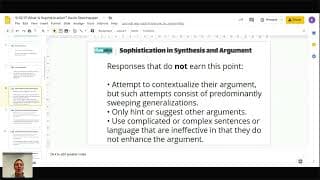 AP English Language - Writing Sophistication