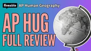 AP Human Geography CRAM – All Units & Key Models