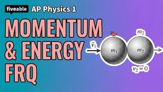 AP Physics 1 - Momentum & Energy FRQ