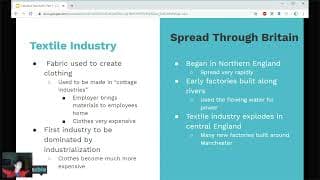 AP Human Geography - Industrial Revolution Origins & Spread