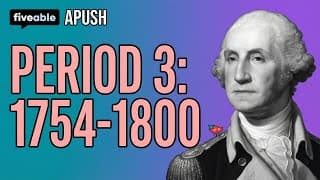 AP US History - Period 3 Review (1754-1800)
