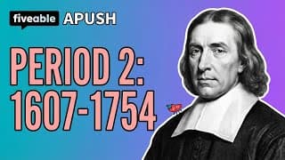 APUSH - Period 2: Colonial America (1607-1754)