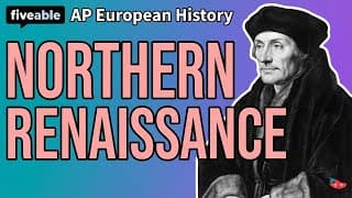 AP Euro - Northern Renaissance: Humanism & Printing Press