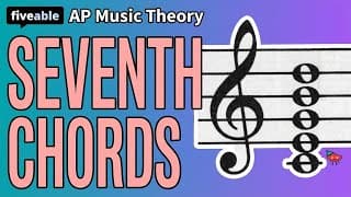 AP Music Theory - Q&A: Seventh Chords & Inversions