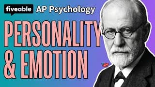 AP Psychology CRAM – Personality, Emotion & Motivation