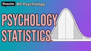 AP Psychology - Statistics: Central Tendency & Variability