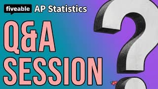 AP Statistics - Q&A: Session Format & Features