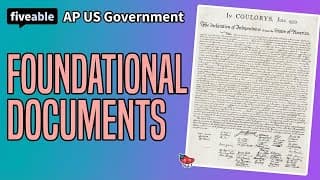 AP US Government - Unit 1: Foundational Documents