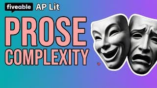AP Lit CRAM – Prose Analysis: Complexity & Conflict