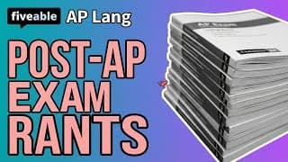 AP English & Capstone - Post-Exam Reflections & Advice